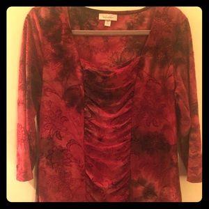 Dress Barn Ruched Blouse